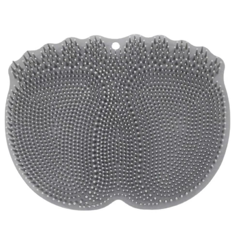 Exfoliation Silicone Foot Cleaning Massage Mat Non Slip Foot Scrubber Pad  for Daily Bath Use