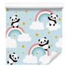 Pandas in the Rain Wallpaper for Living Room and Bedroom 50x1000