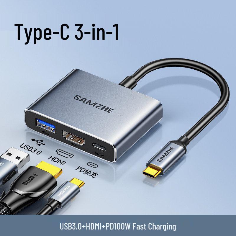 Адаптер USB-C на HDMI Mountain Lake: Для ноутбуков, телефонов, планшетов и игровых приставок
