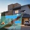 Солнечная камера безопасности с двойным объективом, уличный монитор 4G/WiFi с ночным видением, перезаряжаемая система видеонаблюдения PIR HD