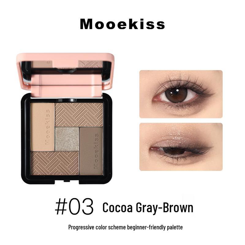 Палетка теней для век и контуринга Mooekiss Soul Mate из девяти цветов