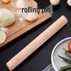 Solid Beech Wood Rolling Pin - Premium Baking Tool for Dough Pressing and Rolling