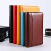 С калькулятором Business Padfolio PU кожаный журнал 6 отверстий блокнот переплет справочник