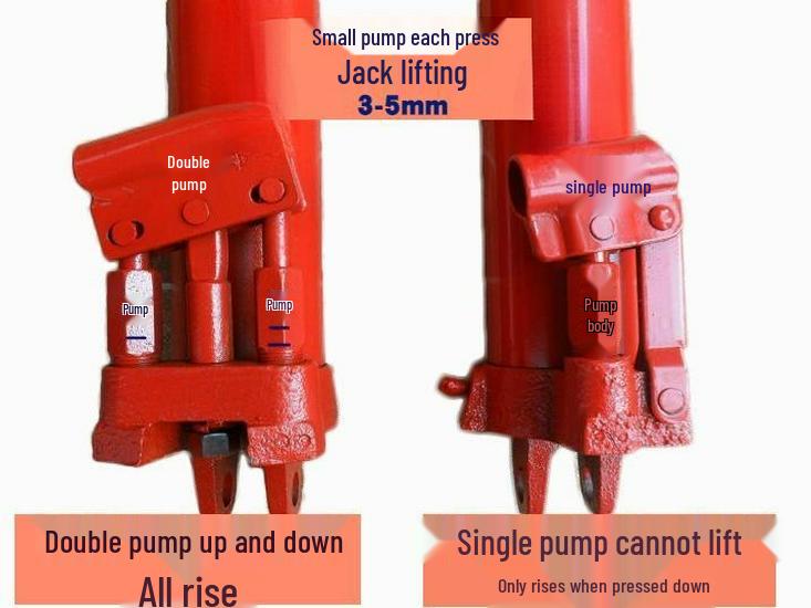 Крановый домкрат 5/8/12 тонн с длинным ходом и удлиненным цилиндром 8 тонн