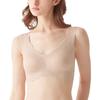 Kirei бесшовный бюстгальтер и подмышки L [Gunze] Бюстгальтер без косточек, Labo, корректирующее белье, гипоаллергенный, моделирующий, тональный крем, KB1655, женский, 1. бежевый,