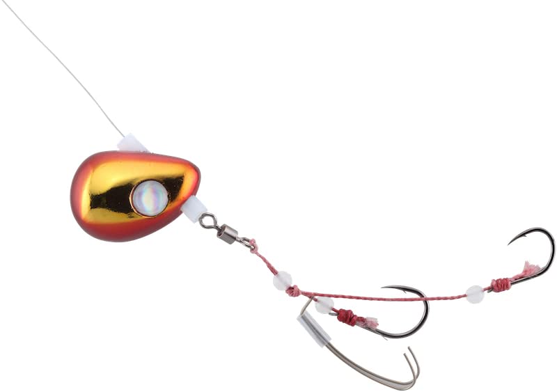 JACKALL TG Binbin Tenya Taimu Yudo Sliding-Head Rig No. 10 (38g) - Red/Gold