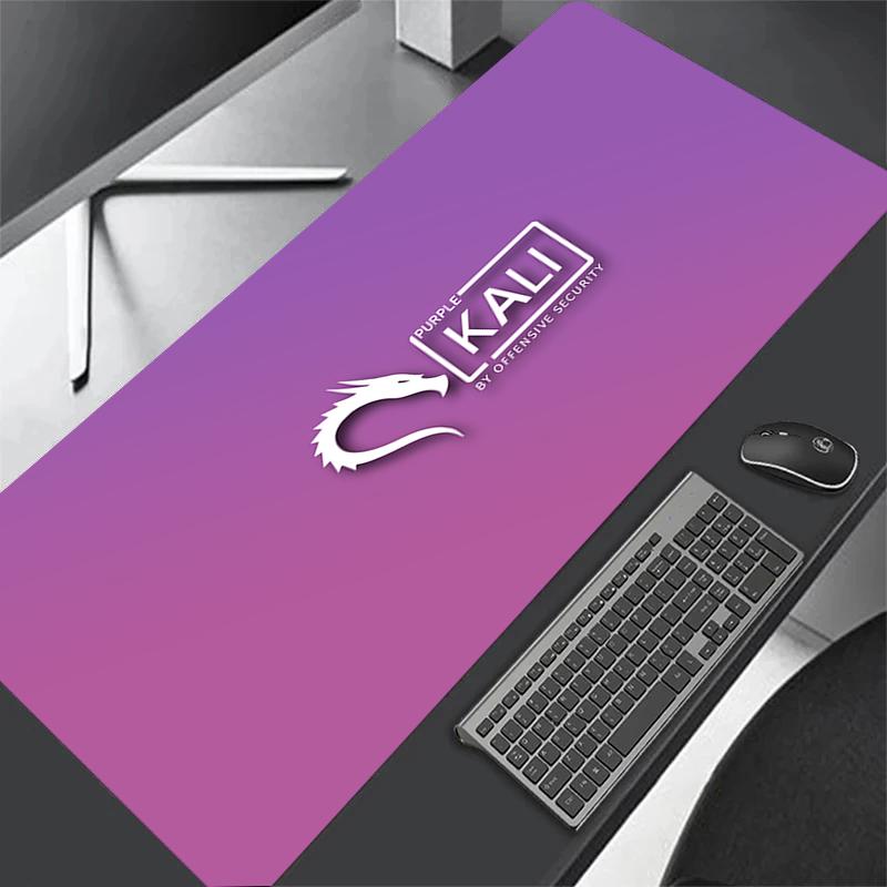 Компания Kali Linux Коврики для мыши Коврик для мыши X Натуральная резина Нескользящий Клавиатура Стол Коврик Кавайный Большой для ноутбука Игровой коврик для мыши