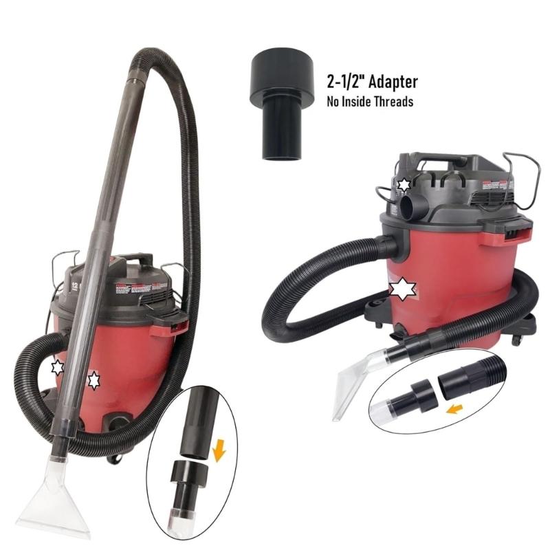 Vacuum Attachment Set Upholstery Nozzle for Various Surfaces Cleaning Compact Design with Enhanced Liquid Absorption