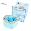 Вечная роза, коробка для ожерелья, подарок, акриловый ящик для ювелирных изделий, коробка с консервированными розами, Рождественский футляр для ювелирных изделий, шкатулка для драгоценностей на день матери