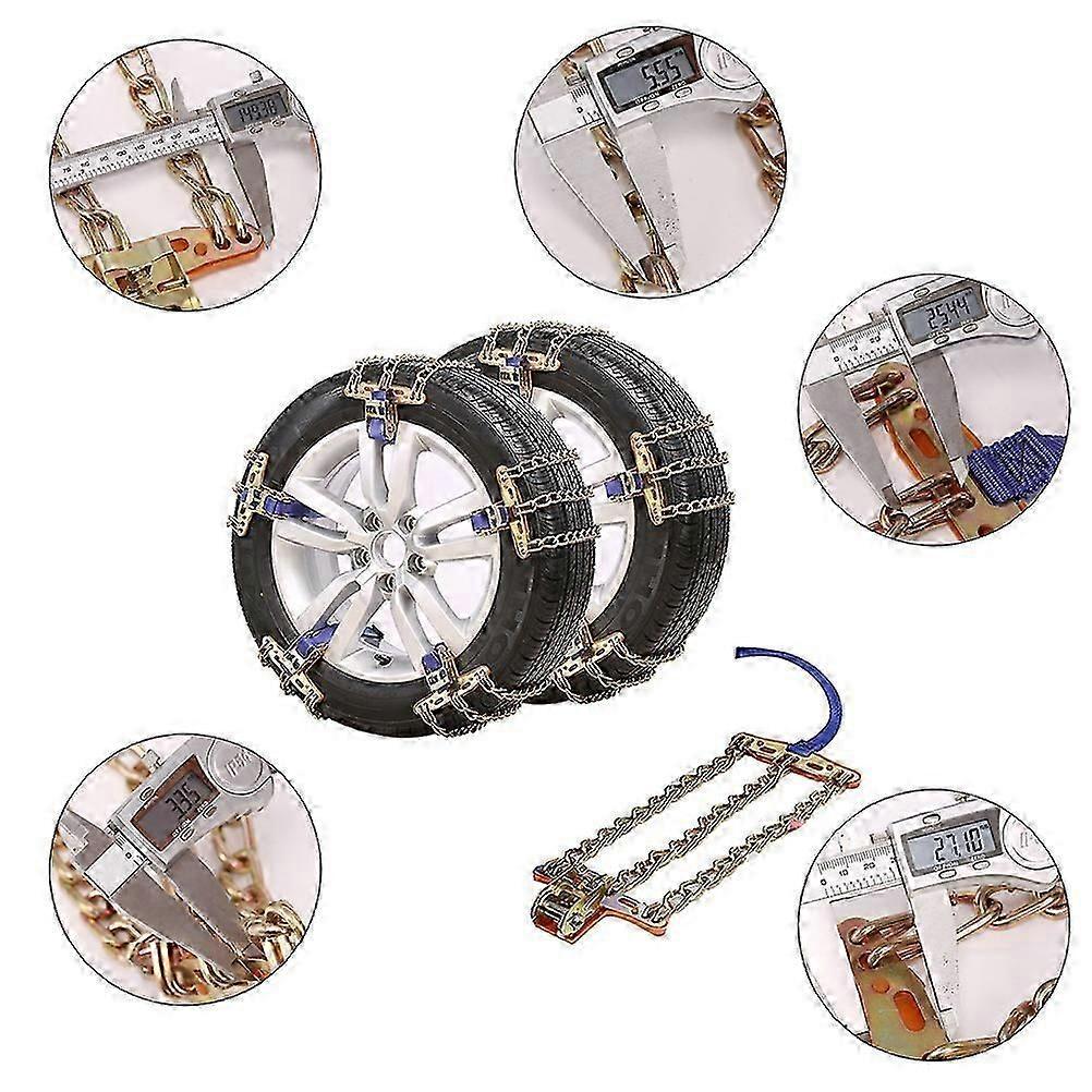 Snow Chains Car Anti Slip Tire Chains Anti Skid Tire Snow Chains For Car Suv Trucks