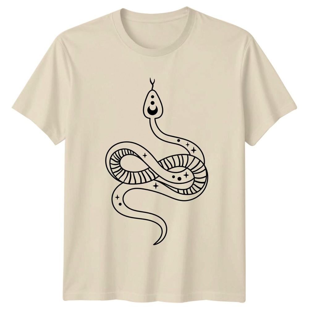 Mystical Serpent Celestial Creature Bohemian TShirt Celestial Serpent