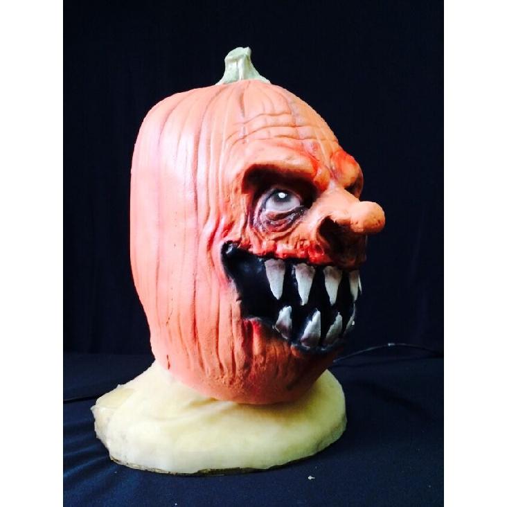 Classic Halloween Mask Scary Pumpkin Headgear Pumpkin Head Demon Mask Prank at the dance party C0S Scary