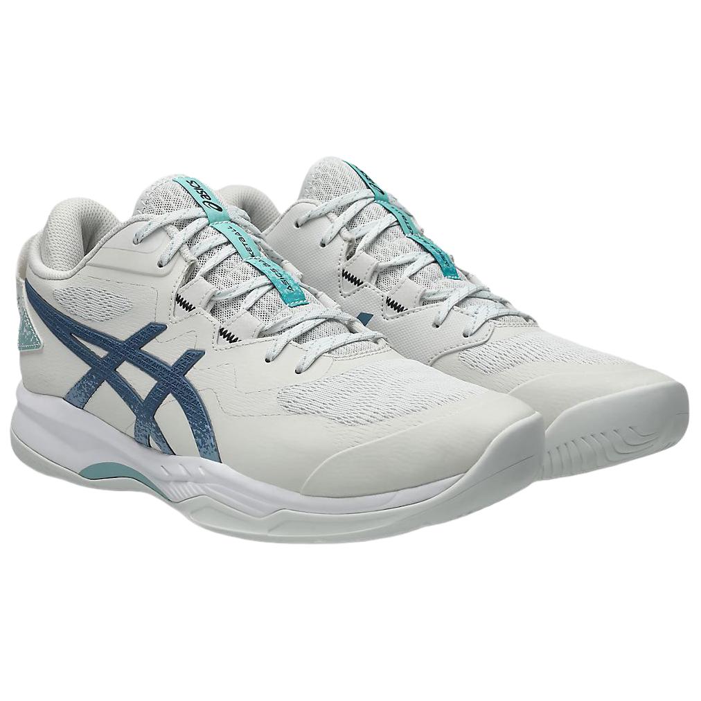 Asics Кроссовки Gel-Fastblaze для баскетбола, удобные, прочные, дышащие, низкие, мужские, светло-бежево-голубые, артикул 1063A087-105