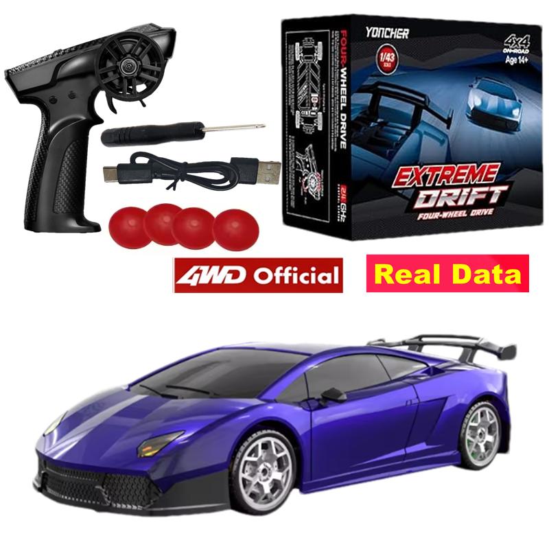 Oike 4WD Drift Racing Car 1:64 / 1:43 Mini Remote Control High Speed Car Radio Electric Competition Toy Gift For Kid Boy Adult