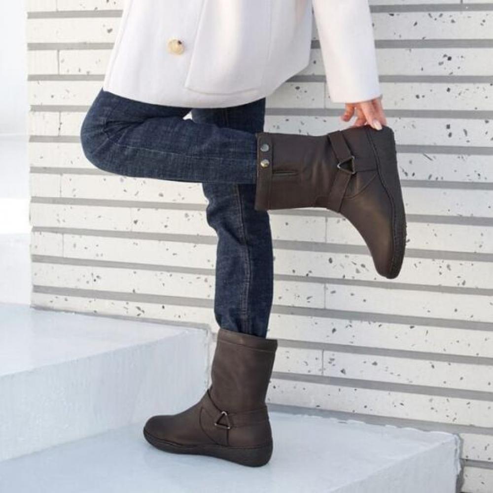 Jisyu Goat Leather Kede Half Boots