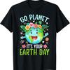 Милая Иди Планета Это Твой День Рождения Земли 2024 Футболка для Учителя и Детей