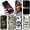 Banknote Dollar Cash Money Phone Case For Xiaomi Mi A2 8 9 SE Note 10 10T 11 12 Lite 9T 11T 12S 12T Pro A3 6X 12X Black Cover