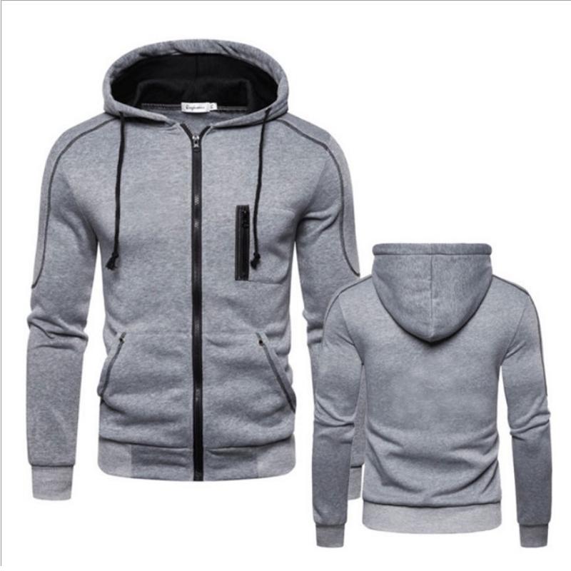 Tracksuit Men Fashion Hoodies Solid Suits Men's Sweatshirts + Drawstring Sweatpants Loose Leisure Sportswear Sets Winter