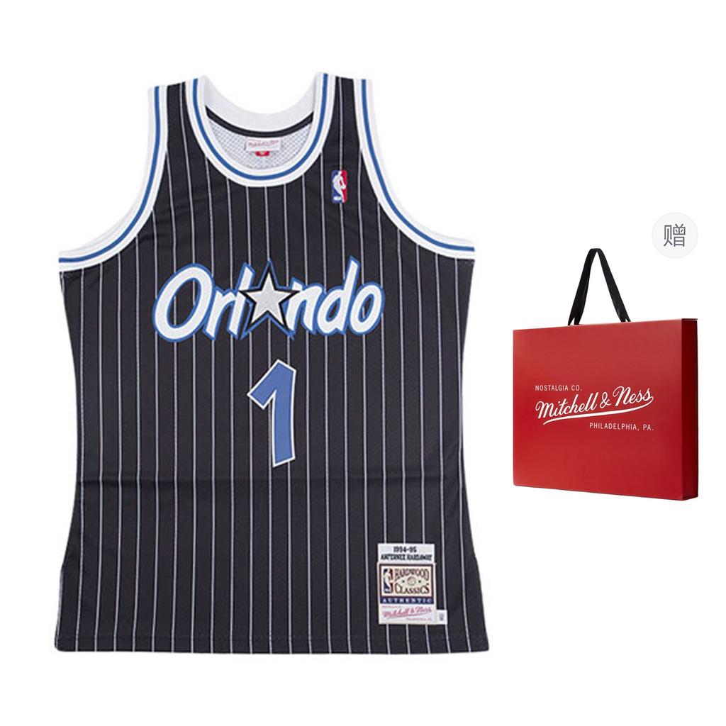 Mitchell & Ness НБА Анферни Хардэвэй Орландо Мэджик 1994/95 Аутентичная майка №1 Мужская AJY4GS18096-OMABLCK94AHA