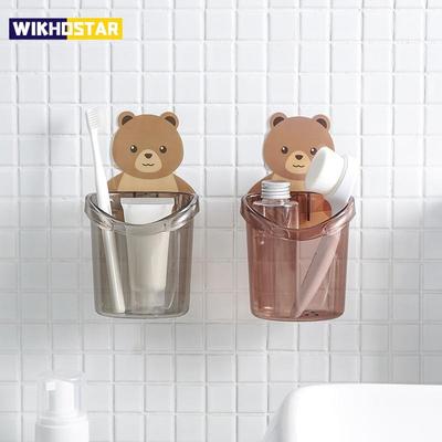 Набор аксессуаров для ванной комнаты, держатель для зубных щеток, стеллаж для хранения зубной пасты, настенное крепление, подставка для чашки зубной щетки, подставка для зубной щетки для ребенка