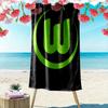VfL Wolfsburg Print Beach Towel, Large Soft Quick Dry Towel for Beach Camping Swimming