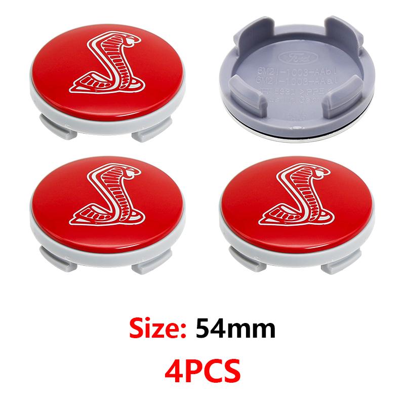 Car Sticker 54mm Wheel Center Cap Ford Logo Hub Cover Badge Emblem For Ford Focus Mk2 Mk3 Fiesta Ranger Mondeo Mk4 S-MAX Kuga Mu