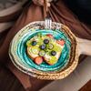 Керамическая тарелка для ужина, нестандартная, глубокая, универсальная, декоративная, винтажная, гостиничная посуда для