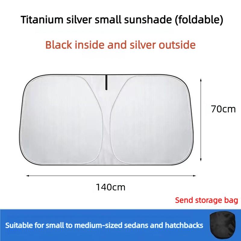 Foldable Car Windshield Sun Shade Reflective UV Protector Collapsible Front Window Sunshade Heat Insulation Shield for SUV Sedan