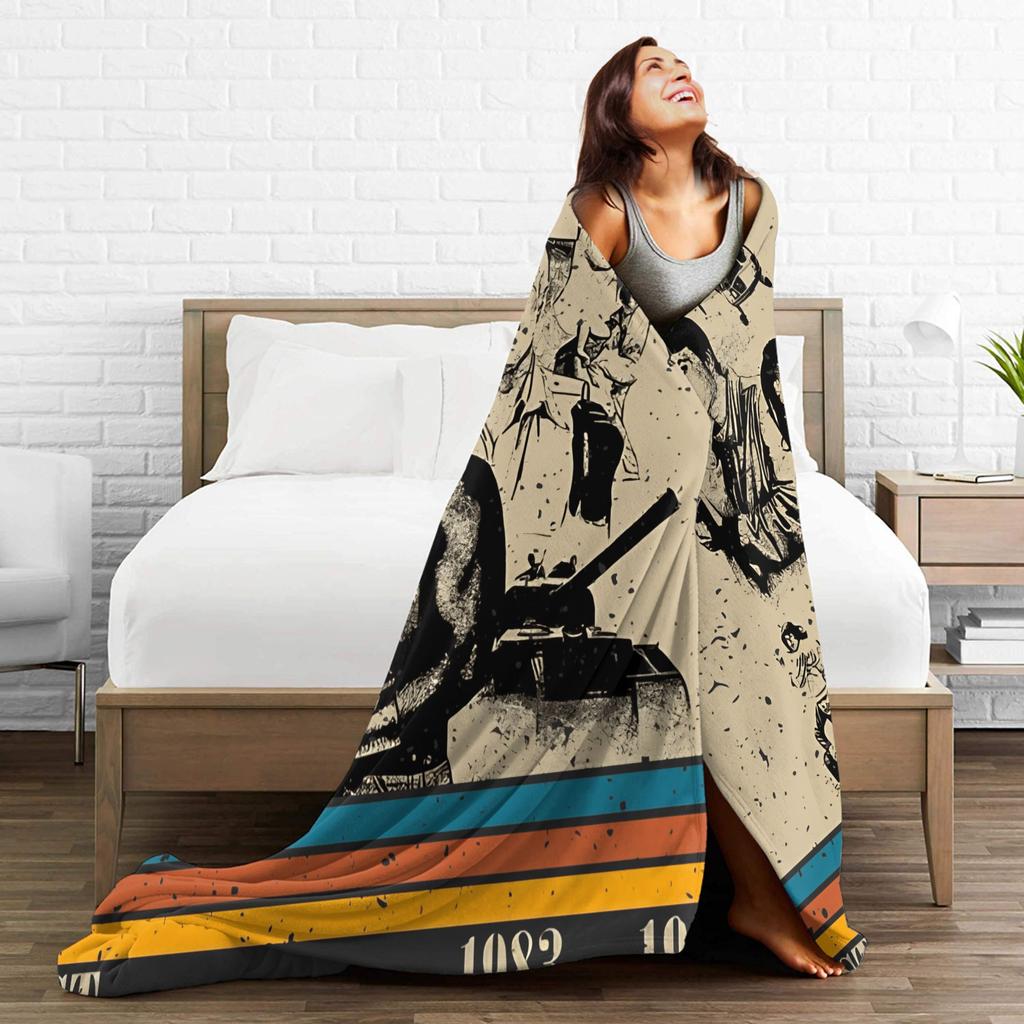 Super Soft BlanketGirls Boys Decorative THE A TEAM Throw Blanket Flannel Bedspread For Outdoor Fluffy Sofa Bed Cover