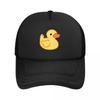 Милые Резиновые Утки Сетчатые Бейсболки Snapback Модные Бейсболки Дышащие Повседневные Кепки Для Улицы Для Унисекс И Женщин