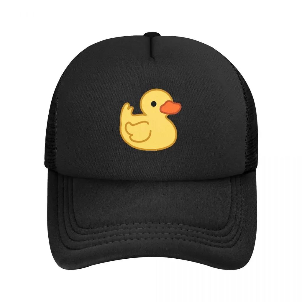 Милые Резиновые Утки Сетчатые Бейсболки Snapback Модные Бейсболки Дышащие Повседневные Кепки Для Улицы Для Унисекс И Женщин
