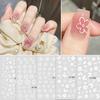 Manicure Decal Removable DIY Self-adhesive Flower Pattern Manicure Sticker Salon Supplies