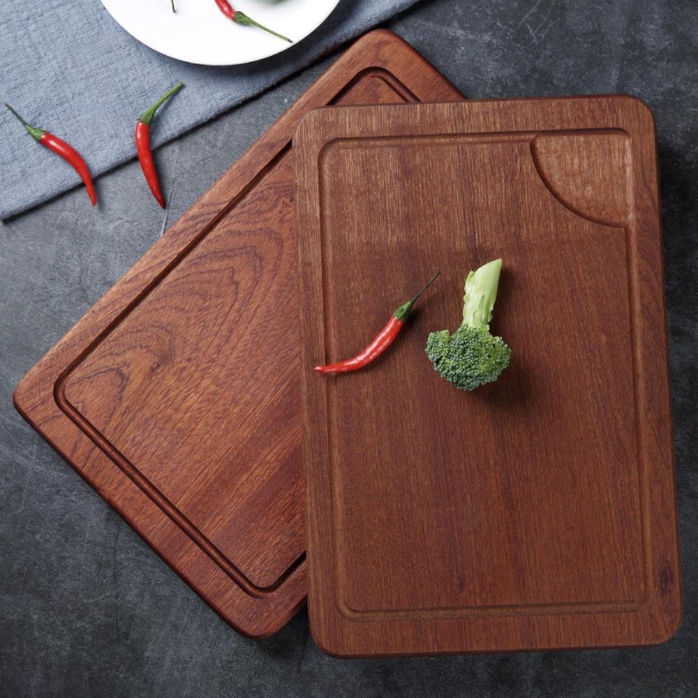 Wood Solid Wood Plate Smooth Dessert Tray Easy Clean Steak Tray Kitchen