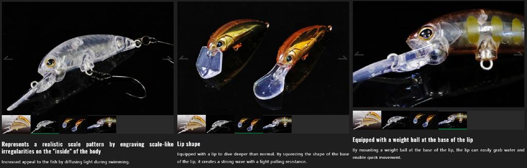 Jackall Timon Buri Buri Minnow DR 40 мм Плавающий воблер Тобаши (9594)