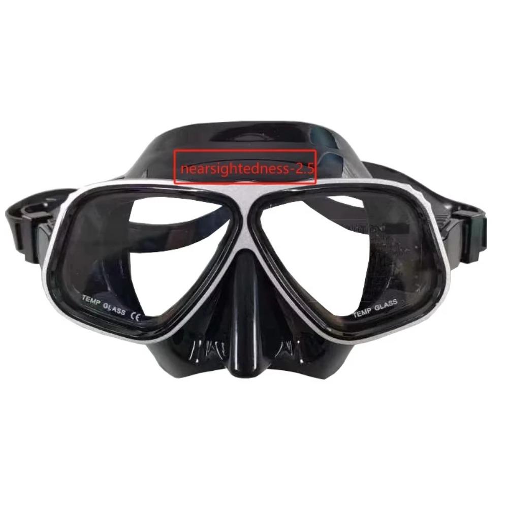 Маска для сноркелинга, оптические очки для дайвинга при близорукости, взрослые могут быть оснащены маской для дайвинга при близорукости