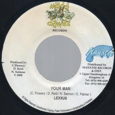 7-дюймовая пластинка LEXXUS / KRAYZIE HYPE - Your Man / Money Afi Meck NONE Madd Dawgz Reco 2000 Ямайка Регги, Ска и Даб Б/у