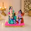 Yasoda Punishing Krishna for Butter Theft Idol | Cultural & Spiritual Art | Handmade Clay Terracotta