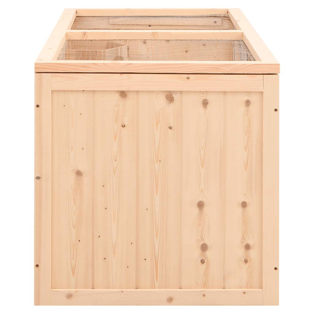 Hamster Cage 89.5 x 45 x 45 cm Solid Pine Wood