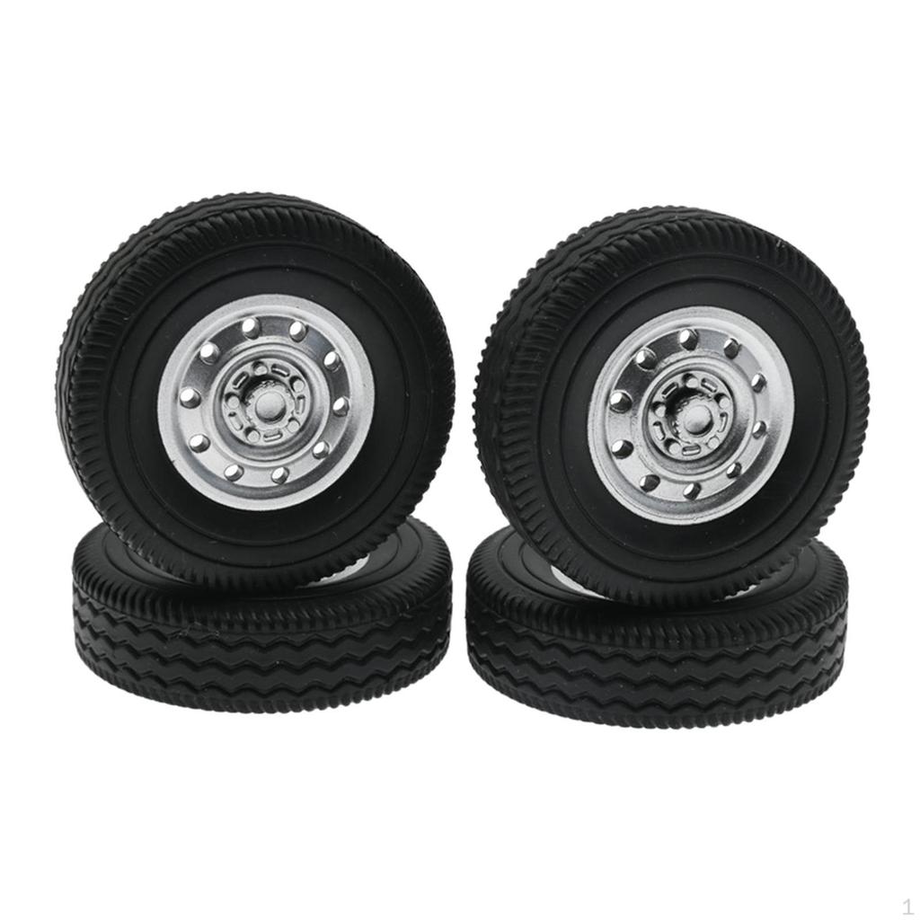 4x Rubber Tire Set for D12 Mini