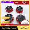 New C200 E200  For Mercedes Benz For Mercedes Benz AMG 4pcs 75mm Black Red Raised Car Styling Wheel Center Cap A0004000900