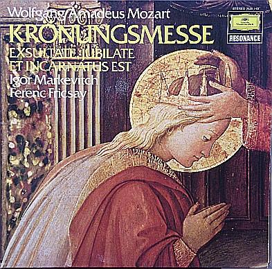 Виниловая пластинка ВОЛЬФГАНГ АМАДЕЙ МОЦАРТ , ИГОР МАРК - Месса coronationis - Exsultate, Jubilate 2535148 Deutsche Grammo 1976 Германия Классика Б/у