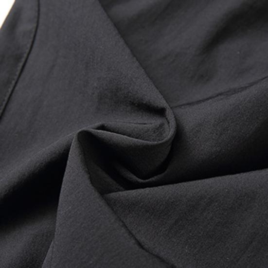 Однотонные бриджи Эластичная талия Мужские На кулиске Длина 3/4 Укороченные брюки Спортивные штаны