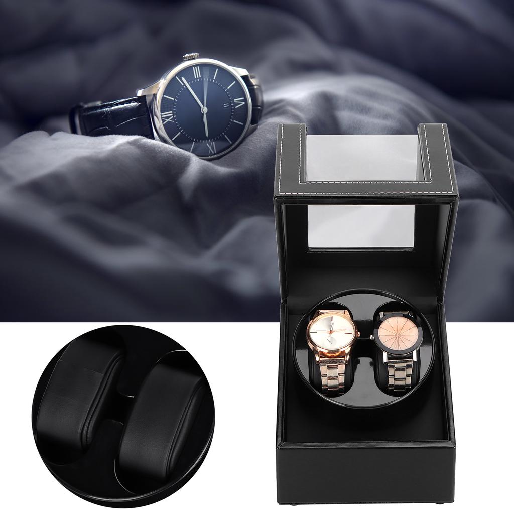 Автоматический заводной механизм для механических часов USB-плагин Витрина Кожаный стиль