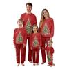 Christmas Prints Family Matching Long Sleeve Tops+Pants Set Family Matching Sets