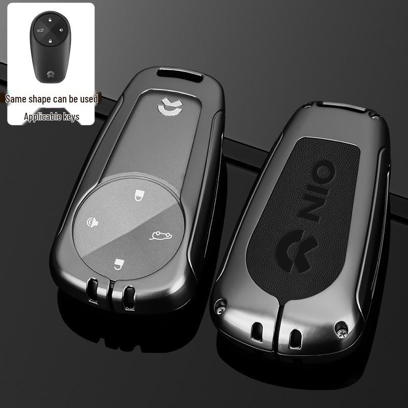 Премиальный чехол для ключа Nio для ET5, ET7, ES7, EC7 - Автомобильный аксессуар высокого класса с мужской застежкой-ракушкой