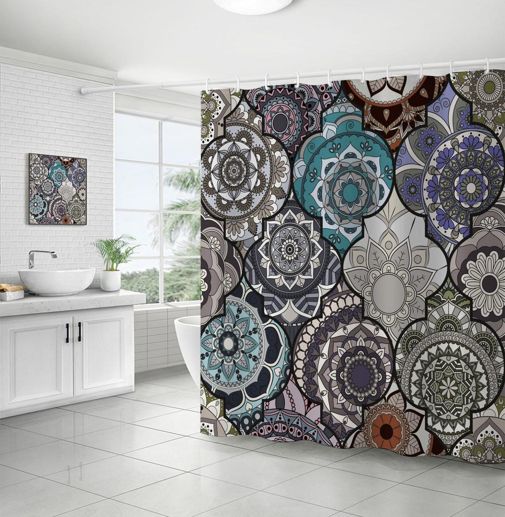 JINRUN утолщенная водонепроницаемая занавеска для ванной комнаты, устойчивая к плесени, занавеска для душа, занавеска для душевой перегородки, занавеска для душа, занавеска для ванной комнаты, бесплатная перфорация