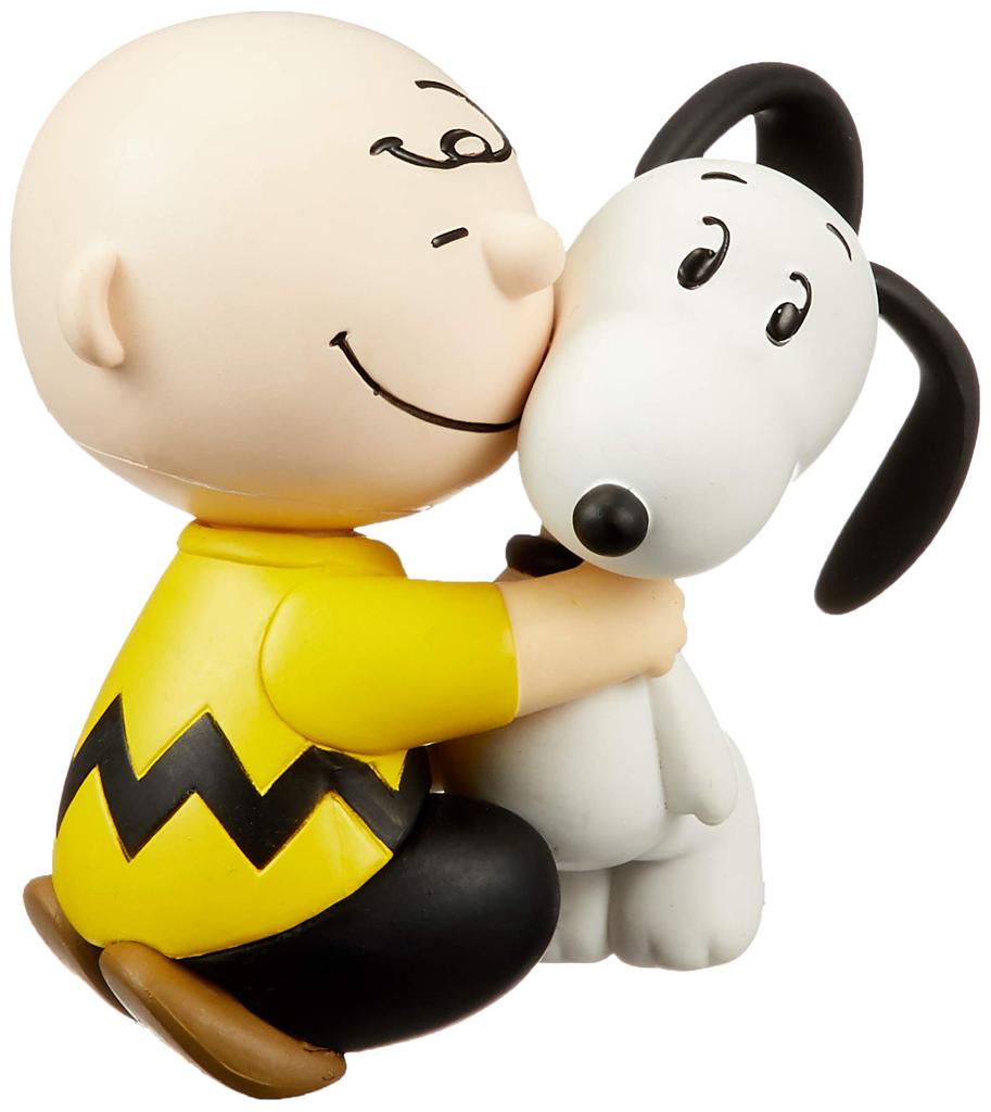 UDF Ультра Детальная Фигурка Серия Peanuts 8 Чарли Браун примерно 76 мм готовая фигурка и Снупи, высокий, предварительно окрашенный,