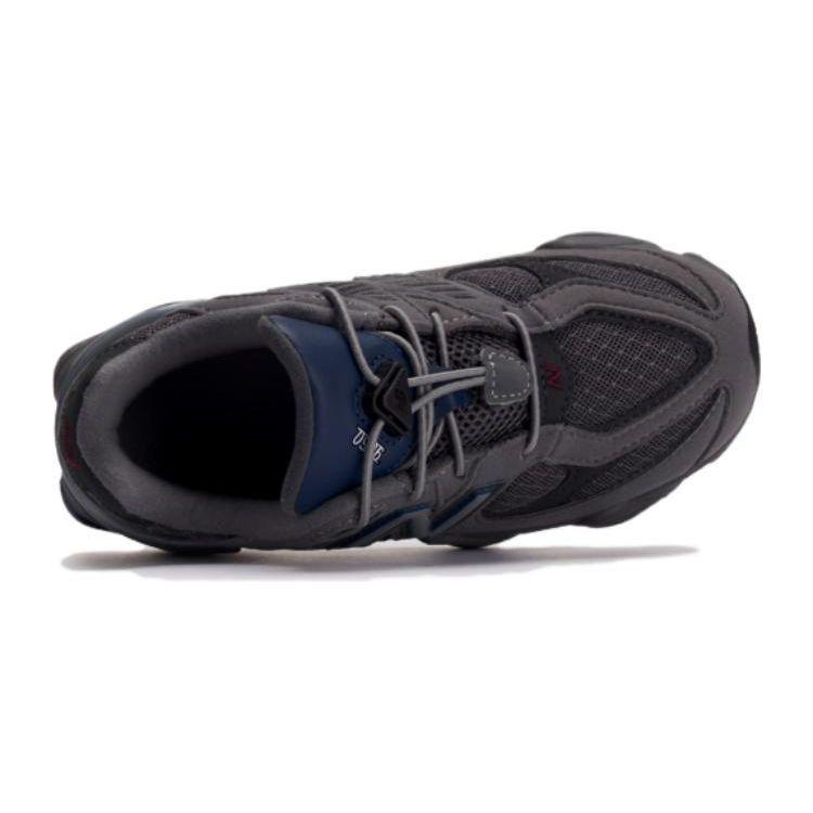 New Balance 9060 Little Kid Castlerock Детские кроссовки Серый Темно-Синий Серебристо-Металлик PV9060EC