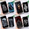 Grim Reaper Skull Skeleton Case For Samsung Galaxy S23 S22 S21 Ultra S20 FE S9 S10 Note 10 Plus Note 20 Ultra Full Cover