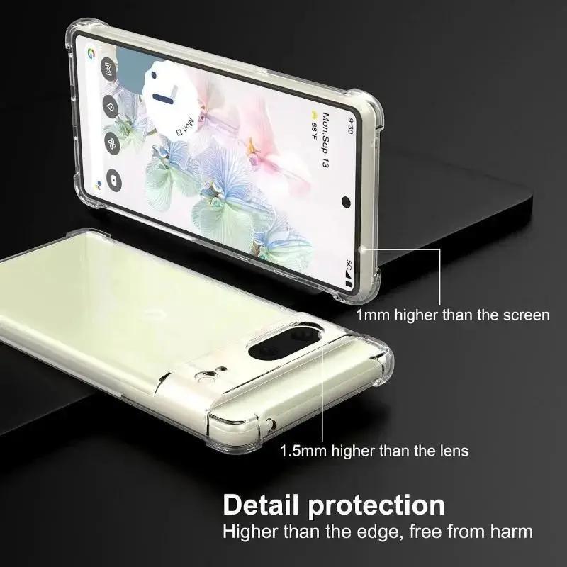 Shockproof Protective Case For Google Pixel 8 Pro 8A Pixel 7 Pro 7A Pixel 6a 6 Pro Pixel 5a 5 XL Pixel 4a 5G 4a 4G 4 XL Pixel 3A XL Cover